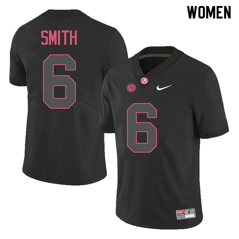 Alabama Crimson Tide Women's Devonta Smith #6 Black NCAA Nike Authentic Stitched College Football Jersey YR16U51VJ